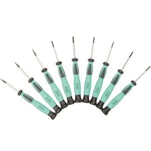 Pro’sKit SD-0839 9-Piece ESD Precision Screwdriver Set w/ Pouch New, Tech Tools